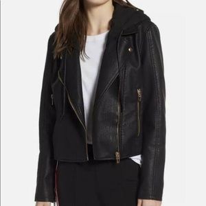 BlankNYC Black Vegan Leather Jacket, new!